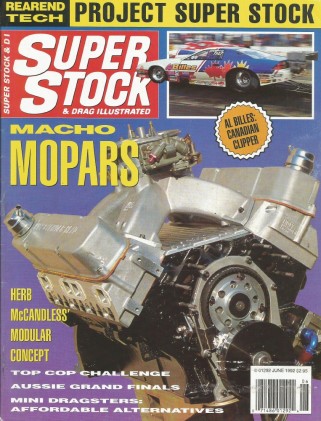 SUPER STOCK 1992 JUNE - CARIVEAU, BILLES, COP CARS, V8 VEGA, SCS